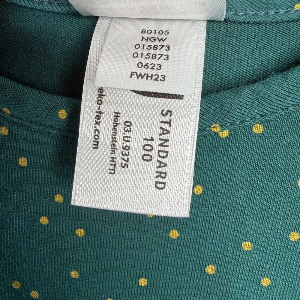 Hanna Andersson Baby Tulle Dress 85‎ 2T Green Gold Whimsy